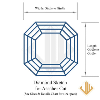 Lab Diamond | Loose Stone | Asscher Shape