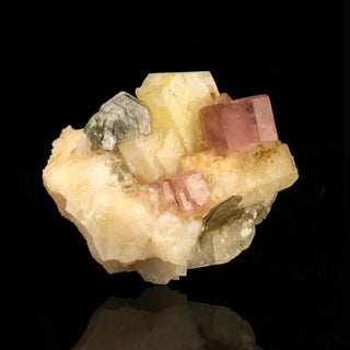 zAW |  Pink Apatite With Muscovite on Microcline // 80 Grams