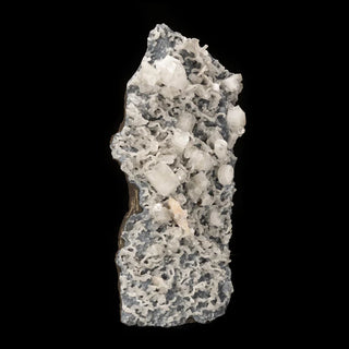 zAW |  Apophyllite and Stilbite on Chalcedony and Chalcedony Stalactites From India