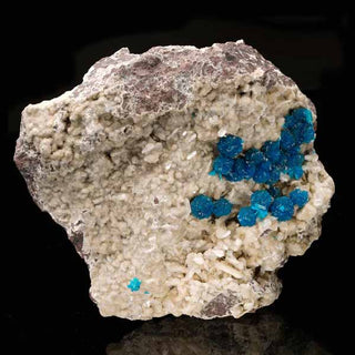 zAW |  Cavansite on Stilbite from India