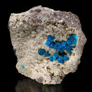 zAW |  Cavansite on Stilbite from India