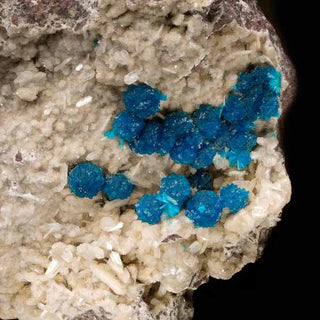 zAW |  Cavansite on Stilbite from India