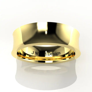Wedding Band | Concave | 14K Yellow Gold | JWD-CCL | Lightweight