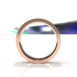 Wedding Band | Flat | 14K Rose Gold | JWD-FIR | Standard Weight