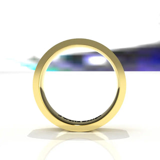 Wedding Band | Flat | 14K Yellow Gold | JWD-FIR | Standard Weight