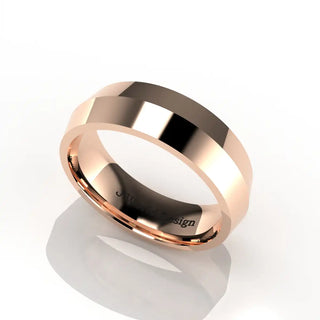 Wedding Band | Knife Edge | 14K Rose Gold | JWD-KER | Standard Weight