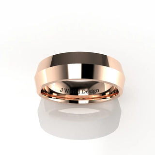 Wedding Band | Knife Edge | 14K Rose Gold | JWD-KER | Standard Weight